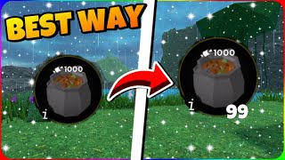 😱New BEST WAY to farm Hearty Stew The Survival Game roblox [upl. by Sukramal]