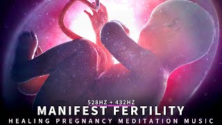 Manifest Fertility 🤰 Healing Pregnancy ✨ Frequency Music  Harmonic Womb Relaxation Binaural Beats [upl. by Rehpotsirhk]