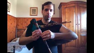 Northumbrian Smallpipes Rusty Gulley [upl. by Eivets]