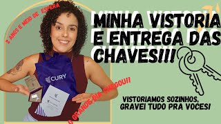 Vistoria de Apartamento e Entrega Das Chaves Apartamento na Planta [upl. by Nwadal]