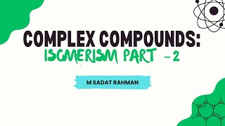 Stereoisomerism of complexes Detailed explanation [upl. by Mckenna]