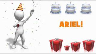 HAPPY BIRTHDAY ARIEL [upl. by Kooima]