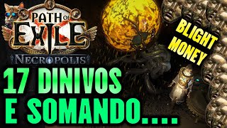 BLIGHT GUIDE COMPLETO NECROPOLIS  MELHOR PEBA FARM DO PATH OF EXILE 324 [upl. by Tatiania]