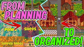 How I Plan and Organize My Farm  Stardew Valley Tips [upl. by Issac]