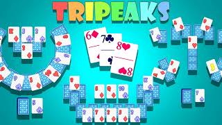 New SOLITAIRE game  TriPeaks PLAY NOW solitaire solitairegame [upl. by Eahsat]