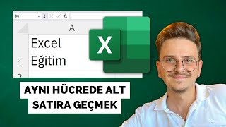 Excelde Hücre İçerisinde Alt Satıra Geçmek [upl. by Alaek]