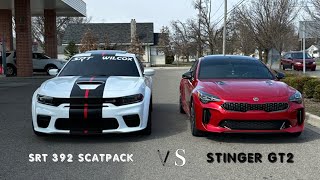 SRT 392 SCATPACK vs STINGER GT2 [upl. by Assisi541]