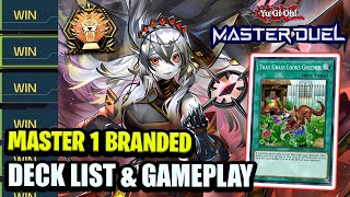 Branded BEST Deck My NEW MASTER 1 BRANDED DESPIA Deck List amp Gameplay Master Duel [upl. by Sanfo]