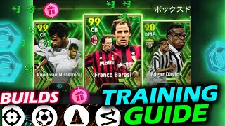 Baresi DavidsGuti and ALL FREE EPICS BEST Training guide efootball efootball 2025 [upl. by Faletti]