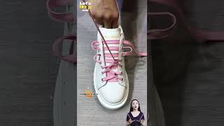 New Shoe Lacing Creative Shoe Styles 2024 McQueen shoelaces [upl. by Matusow]