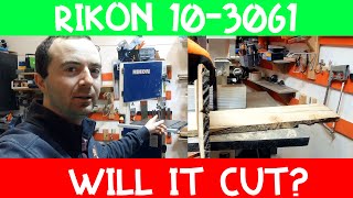 10quot Rikon Bandsaw 103061 Quick Review  Resawing Reclaimed Wood [upl. by Opportina512]