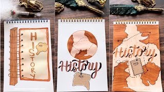 Top 11 Front Page Designs for History Assignments 📖  NhuanDaoCalligraphy [upl. by Animas]