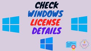 Check Windows License Details Status by CMD [upl. by Bowie583]