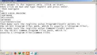 Failed to get path of 64bit Program Files   HOW TO FIX [upl. by Ferriter]