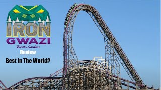 Iron Gwazi Review Busch Gardens Tampa Bay  Best Roller Coaster In The World [upl. by Sammy]