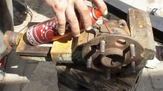 Восстановление подшипника смазкой ХАДО  Recovery wheel bearing grease quotXADO  Repairquot [upl. by Acnaib]