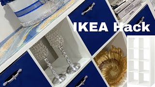 IKEA HACKKALLAX SHELF UNITDIYEPOXY DIYHOME DECOR [upl. by Sessler]