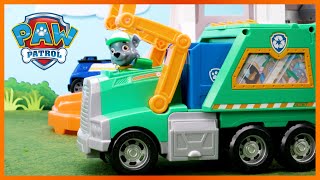 Best Rocky Recycling Truck Rescue Missions ♻️  PAW Patrol Compilation  Toy Pretend Play for Kids [upl. by Naicul]