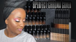 BPerfect Cosmetics CHROMA COVER MATTE FOUNDATION and CONCEALER [upl. by Nnyluqcaj76]