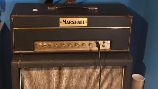 1965 Marshall JTM45 Bass Plexi with 1 x 18 Cab Clean to Cranked Demo Subscribe for more demos [upl. by Nylitsirk]