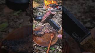 Juicy Steak  Casstrom No10  Bushcraft [upl. by Nigen]