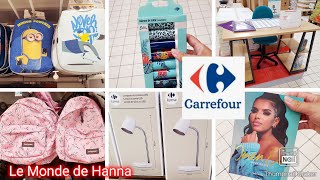 CARREFOUR FRANCE 2108 RENTRÉE SCOLAIRE FOURNITURES 📚📐 [upl. by Ataynek]