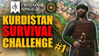 INSANE Kurdish Challenge Playthrough  Crusader Kings 3 Gameplay Zoroastrian Kurdistan Part 1 [upl. by Yrebmik564]