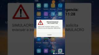 Sistema Alerta Emergencia SAE  Onemi  Xiaomi Red Note 4  Movistar [upl. by Radcliffe]