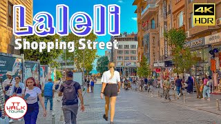 Laleli Shopping Street Walking Tour Istanbul  Turkey  4K HDR [upl. by Ssitruc308]