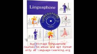 Vintage Linguaphone Recording  How We Learn Languages [upl. by Woodsum]