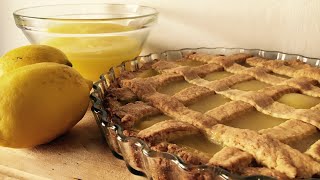 CROSTATA senza burro con CREMA AL LIMONE ricetta facile [upl. by Dickinson]