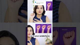 How to Find Your Undertone in Minutes Watch detail review ⬆️ undertone colortheory [upl. by Aehsal]