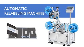 How To Use ZSTB890 Automatic Selfadhesive Sticker Roll Rewinding Repackaging Relabeling Machine [upl. by Iorgos]