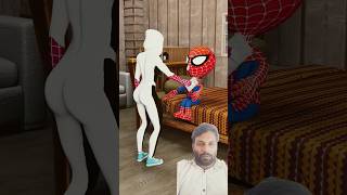 Spidey 🤧Or Spider Gwen 😱 Marvel Animation spiderman spider funny spidergwen marvelanimation [upl. by Drislane]