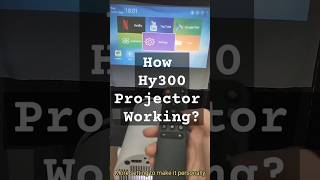 How HY300 Projector working [upl. by Aleahc]