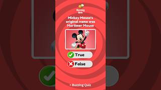 True or False Mickey Mouse Was Originally Named Mortimer Mouse 🤔 [upl. by Nathanial]