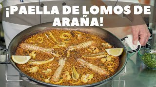 Paella de lomos de Araña [upl. by Eenaj266]