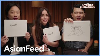 Jimmy O Yang Ronny Chieng and Chloe Bennet Play ‘How Well Do You Know Me’  Interior Chinatown [upl. by Biagi]