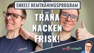 Enkelt och komplett hemträningsprogram för NACKEN [upl. by Ynnej]