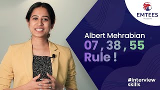 What is Albert Mehrabian 73855 Rule [upl. by Nifled]