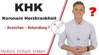 Was ist KHK Was ist eine koronare Herzkrankheit Anzeichen und Ursachen einfach erklärt [upl. by Hanas]