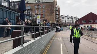 Large police presence in Wapping Wharf [upl. by Avuha]