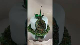 Emerald Geode Cake shortvideo cake birthday [upl. by Audrey]