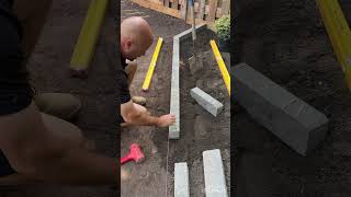 Installing Stone Garden Edging [upl. by Mcgrody349]