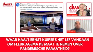 Pandemische paraatheid Ernst Kuipers is de allerlaatste die Fleur Agema de maat mag nemen [upl. by Edan]