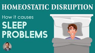 Homeostatic Disruption How it Cause Sleep Problem [upl. by Berrie]