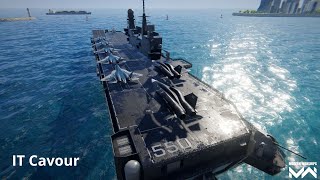 IT Cavour but Using Equipments Tier 3  Modern Warships [upl. by Bainter]