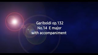 Gariboldi etude op132 No14 E major Piano accompaniment [upl. by Akelahs]