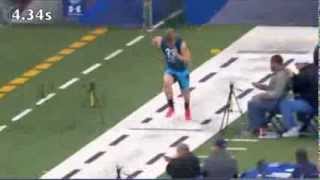 Ryan Swope 40 Yard Dash Bonus Combine Footage [upl. by Yeung]