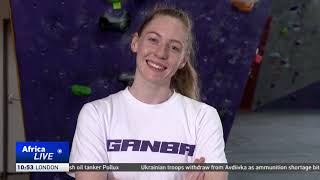 South Africas Lauren Mukheiber dreams of climbing to glory at Paris Olympics [upl. by Lyred]